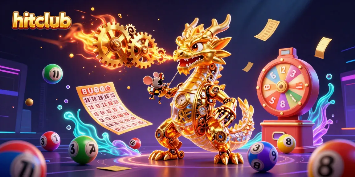 Engage in high-stakes lottery fun with hitclub's golden dragon and magical gaming elements.