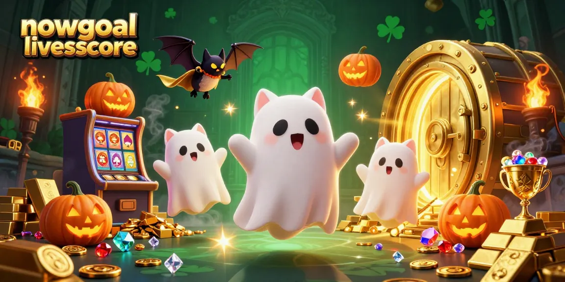 Experience exhilarating nowgoal livescore action with vibrant characters and a haunted casino theme.