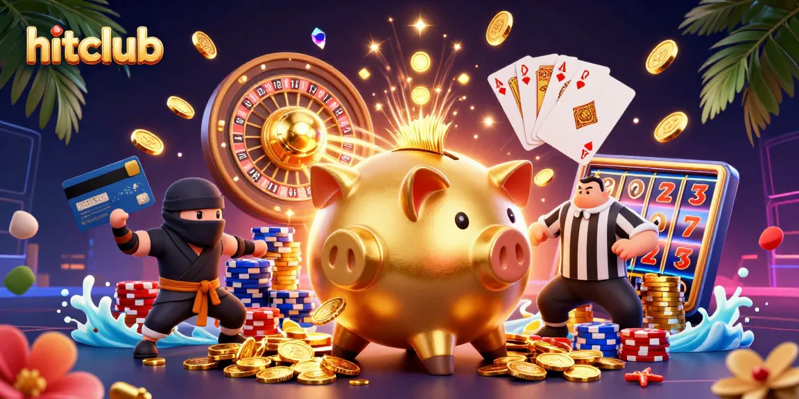 Experience thrilling gameplay at Hitclub with dynamic characters and dazzling casino elements.