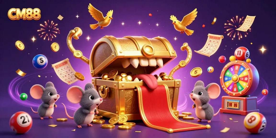 CM88 engages players with thrilling lottery elements amidst a vibrant casino scene.