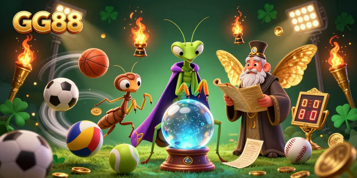 Experience the thrill of GG88's online gaming with vibrant, mystical elements and dynamic sports action.