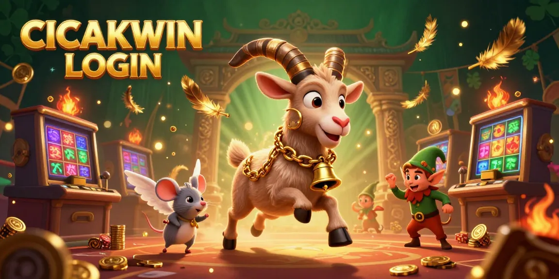 CICAKWIN LOGIN enhances your gaming experience with fun slot gameplay featuring whimsical characters in action.
