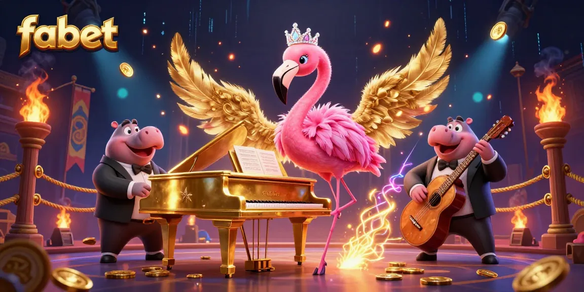 Enjoy thrilling fabet gameplay with vibrant casino characters and dynamic elements in action.
