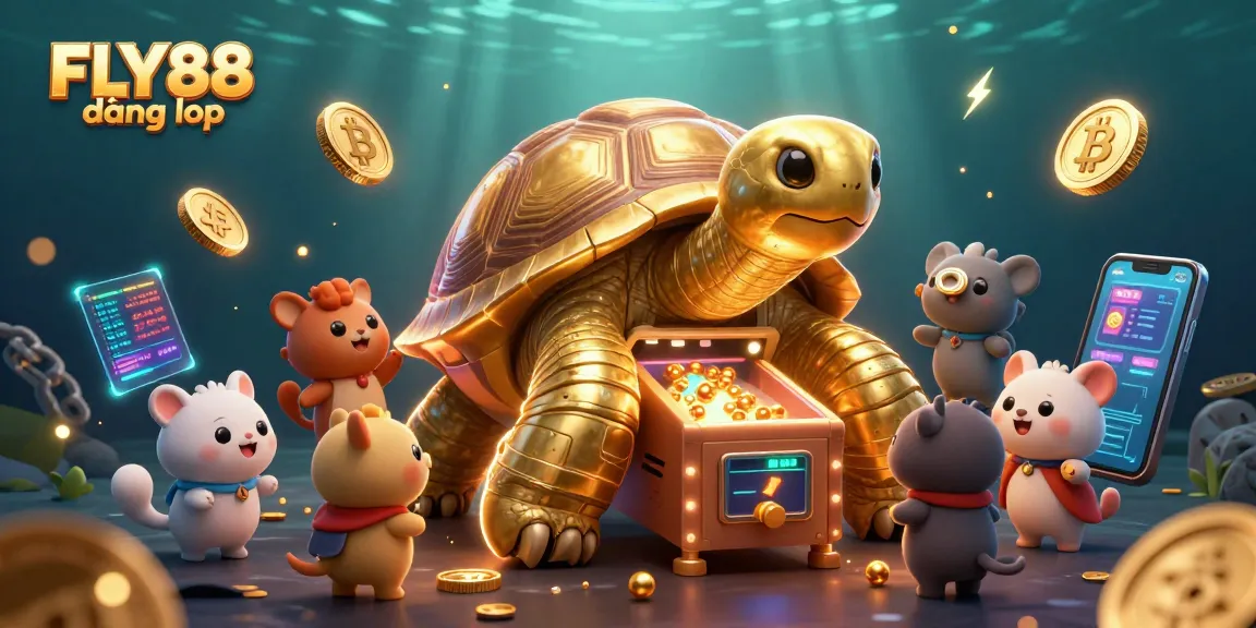 Engage with FLY88 đăng nhập for thrilling casino adventures featuring animated 3D characters and crypto elements.