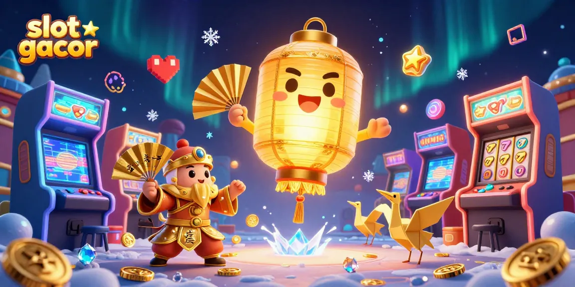 Engage in thrilling play with slot gacor featuring a vibrant casino scene and magical elements.