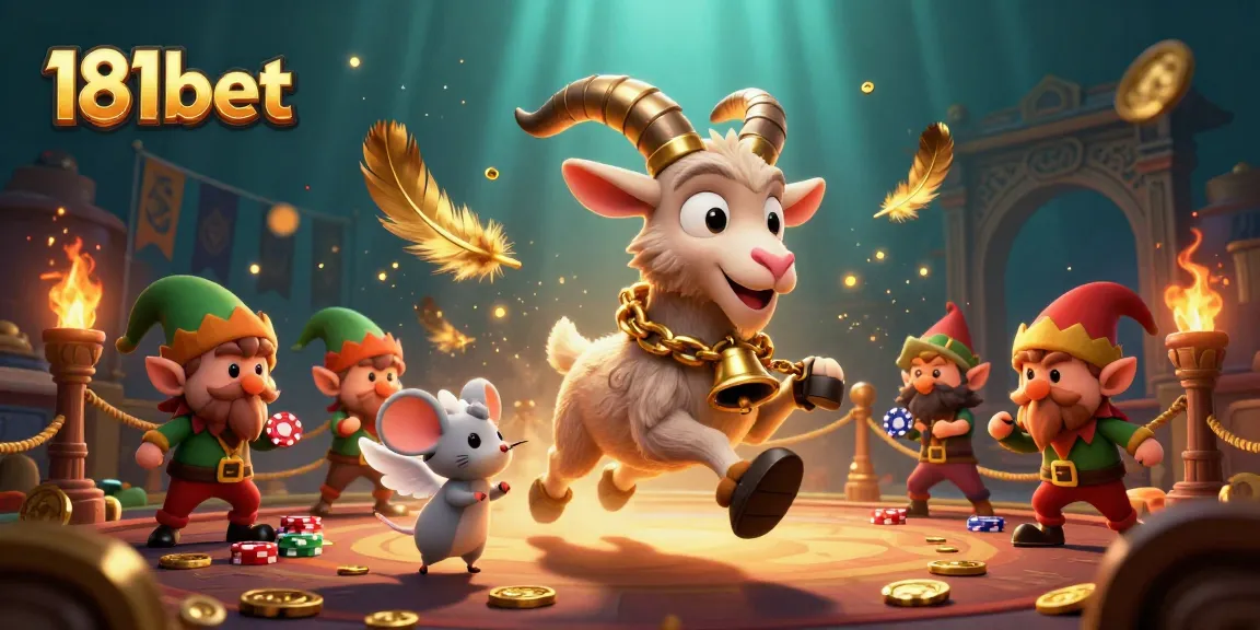 Experience thrilling games with 181bet at a festive casino featuring unique characters and an exciting atmosphere.