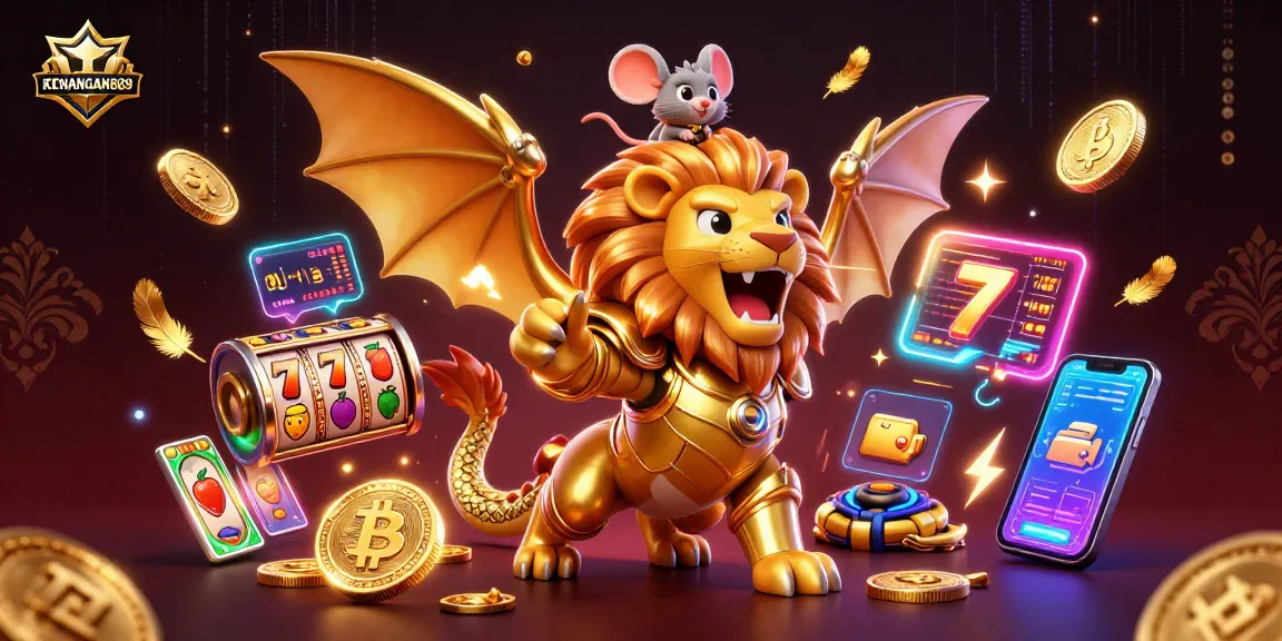 KENANGAN889 features engaging slot action with dynamic 3D elements showcasing vibrant casino excitement.