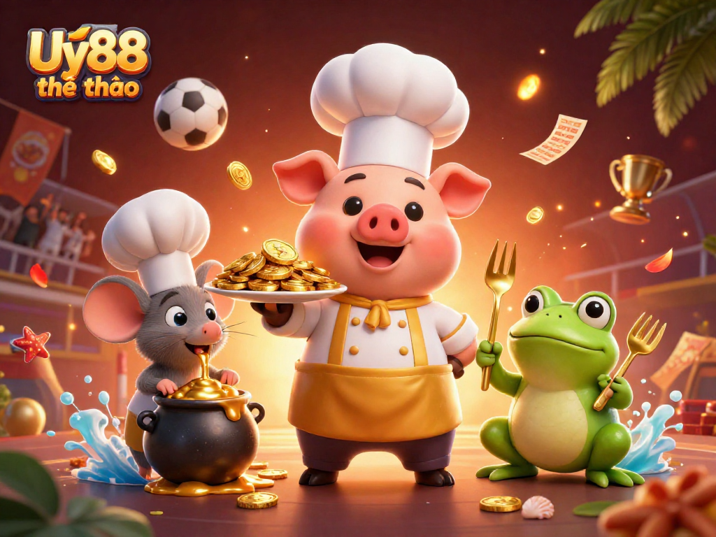 Engage in Uy88 thể thao with dynamic sports betting elements and lively casino characters.