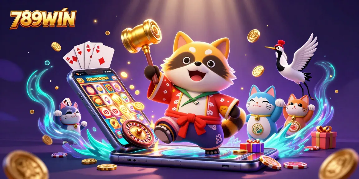 Experience winning excitement at 789WIN with vibrant casino characters playing games.